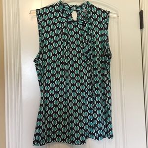 Worthington Women’s Sleeveless Blouse Halter Neck